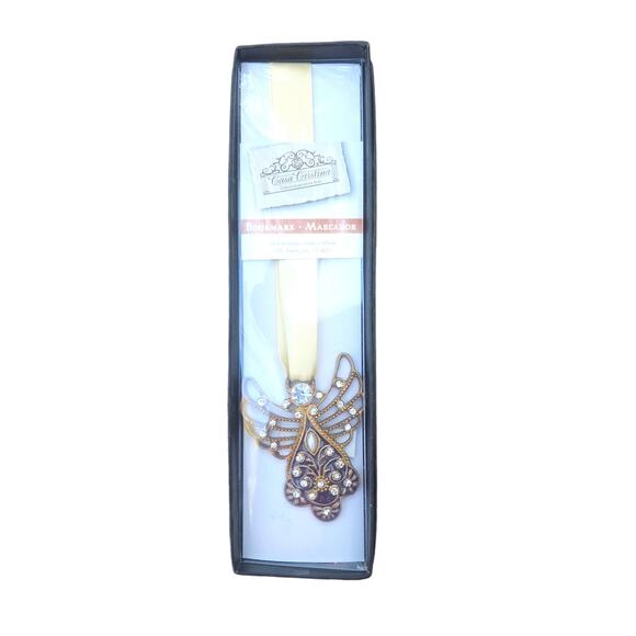 Casa Cristina Jeweled Angel Bookmark in Gift Box New Religious Spiritual - Picture 1 of 3